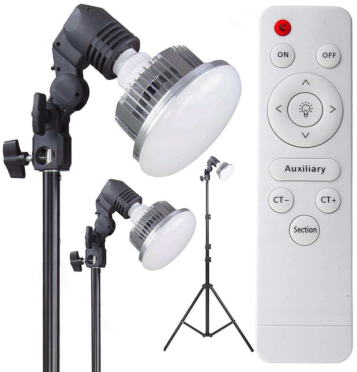 2x LED Lamp Set 150W met Afstandsbediening, 3600K-6200K