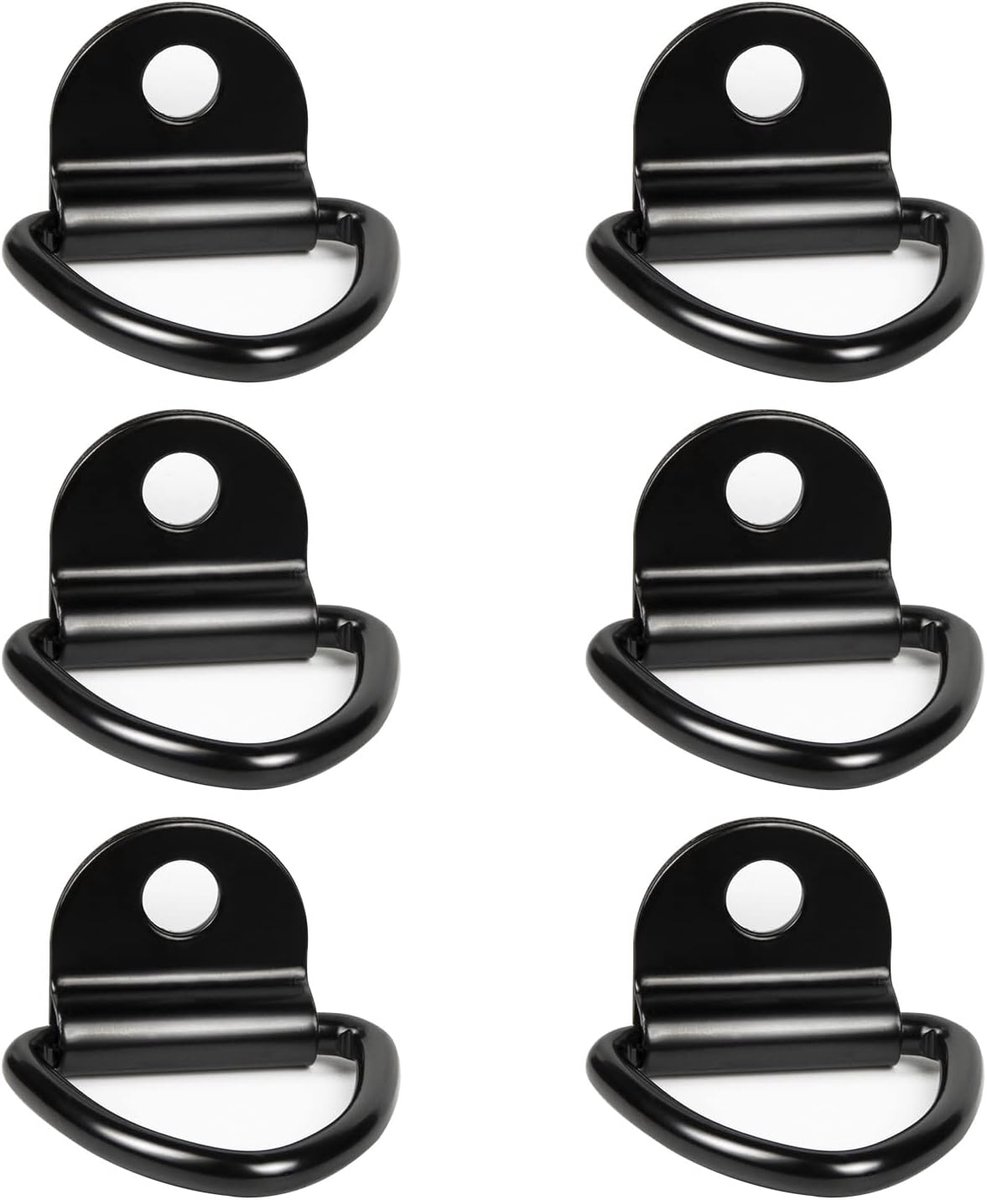 V-Ringen Set van 6 - Roestvrij staal - Belastbaar tot 400 kg - Ideaal voor het zekeren van lading - ShopVlot