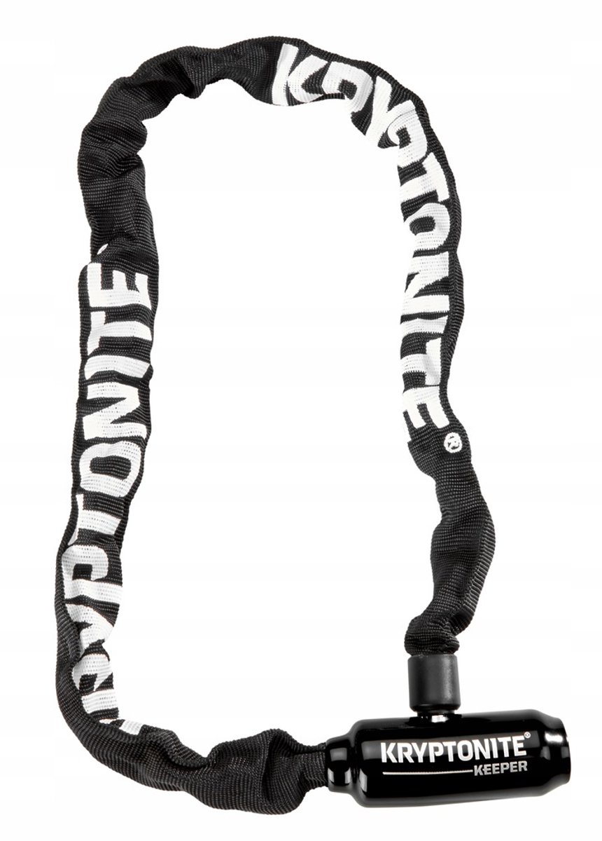 Kryptonite Keeper 585-ketting met Geïntegreerd Slot – Kettingslot Fiets – Fietsslot met Ketting Elektrische Fiets – 85 cm – Staal – Zwart – foto 4