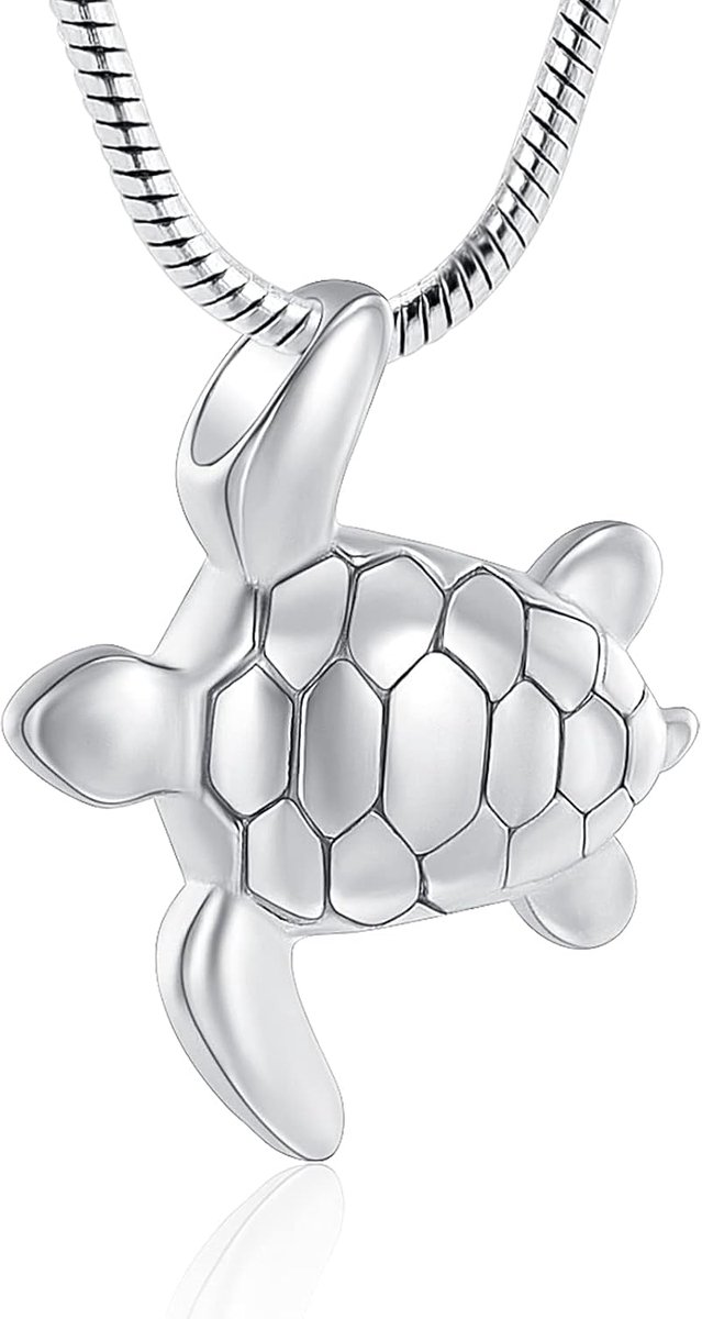 Sea Turtle Cremation Jewelry for Ash Urn Necklace for Ash Cremation Jewelry for Ash Necklace for Men Women Memorable - ShopVlot