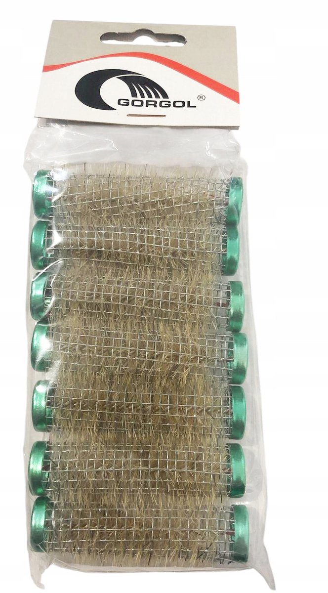 Merkloze Haarrollers 2-in-1 met Natuurlijke Borstel - 7 Stuks