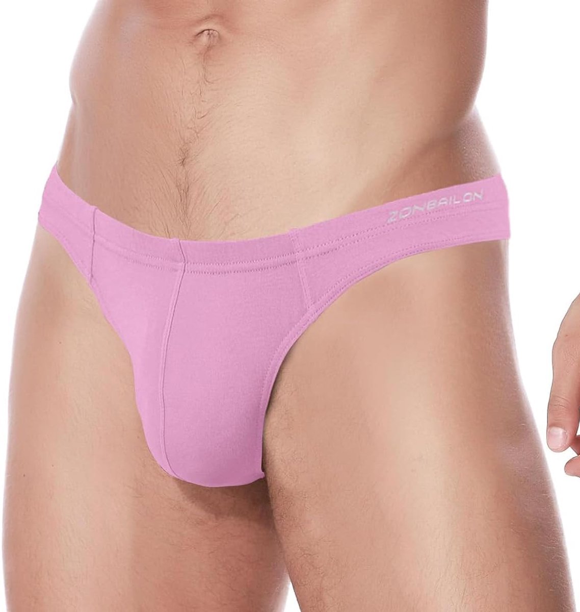 Bamboo Thong for Men, Sexy Underwear for Men, Comfortable Briefs, Thong Underpants, Stretch Large Bulge Pouch - ShopVlot