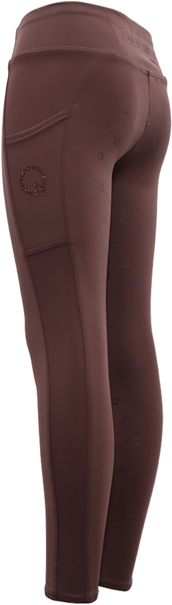 Quur Paardrijlegging Quur Qmagalie Full Grip Kids Bruin - 146-152