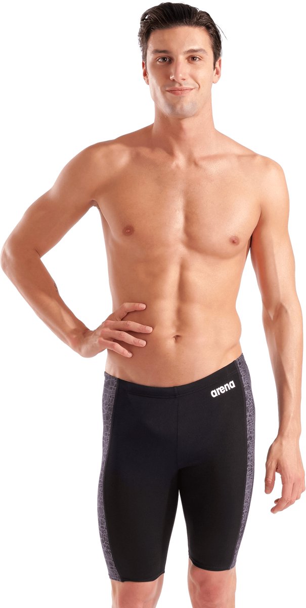 Arena Heren Zwemjammer Snakeskin Zwart