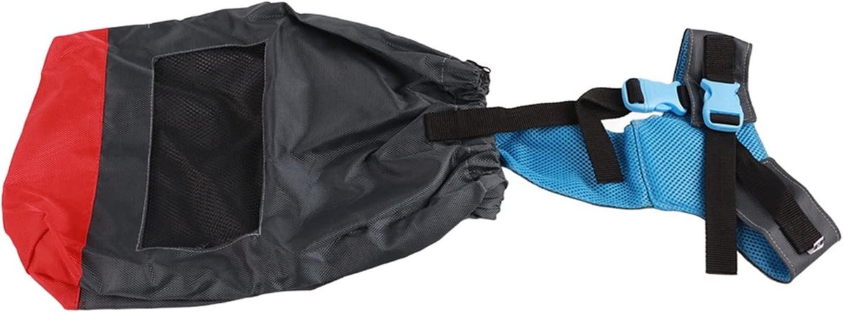 Hond Drag Bag - Grijs - M - Ademend Polyester - Voor Gehandicapte Huisdieren