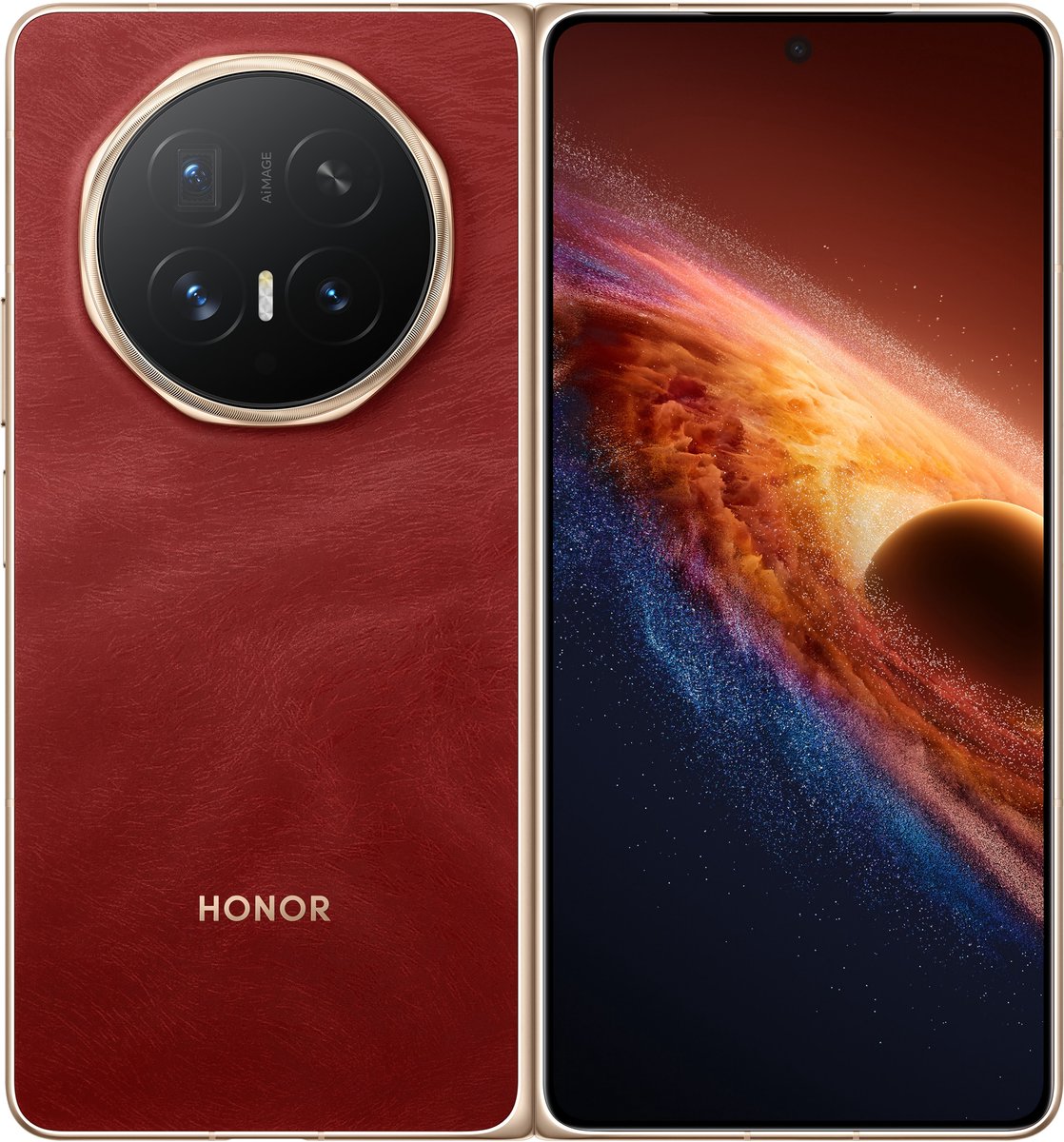 HONOR Magic V6 5G Smartphone– Vouwbaar 7.95" OLED – 16GB RAM 512GB Opslag – Rood
