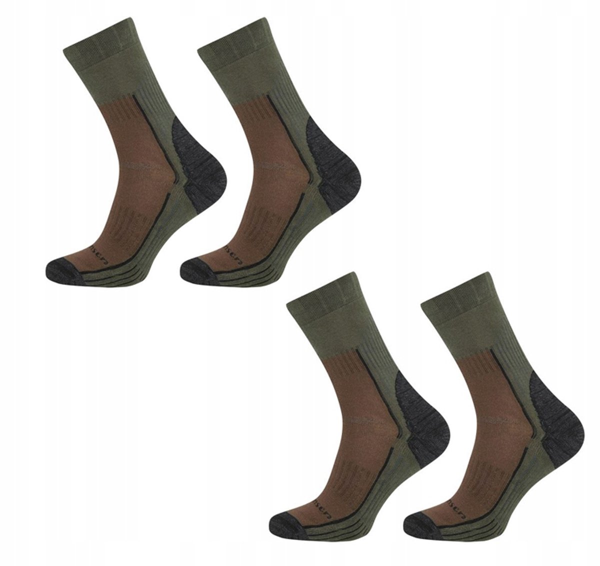 Fjord Nansen Skarpety Kevlar Antykleszczowe Coolmax 2 Pary Roz 43-46 Grijs