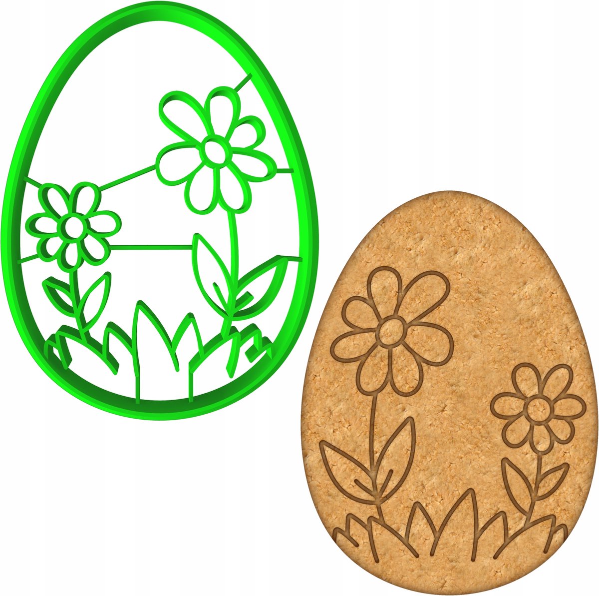 Paasei Koekjesvorm 8cm - Bakvorm voor Koekjes en Koekjes