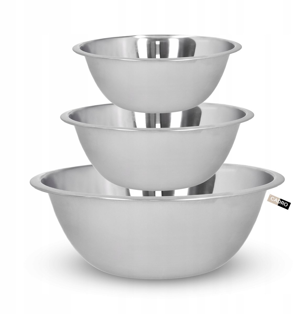 RVS Keukenkommen Set 3 stuks - 22, 24, 26 cm - Salade, Beslag