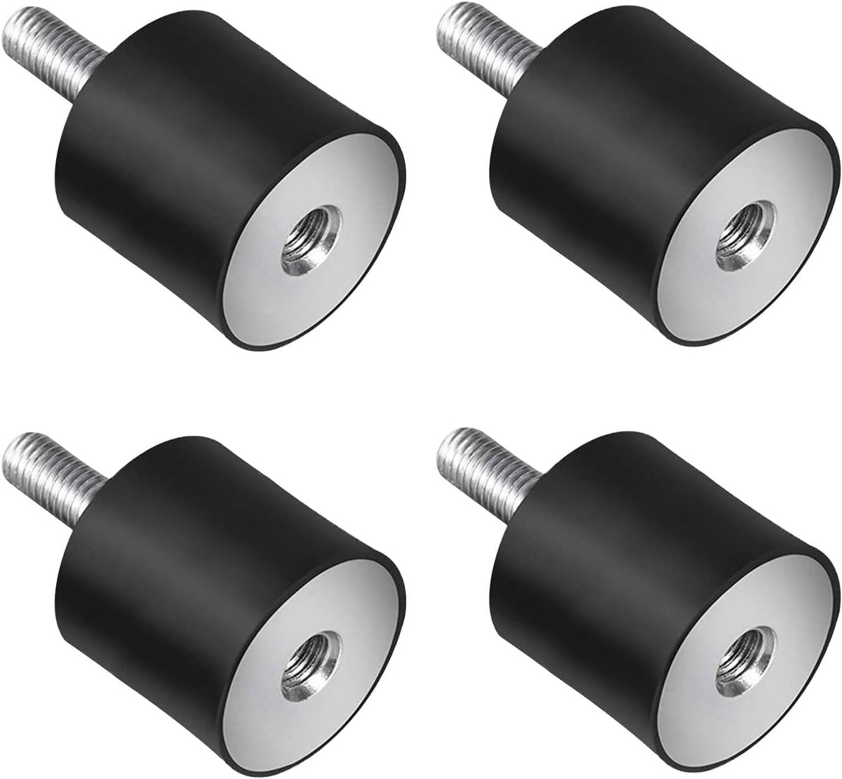 4 Pieces Rubber Engine Mounts Anti-Vibration Silentblock Rubber Holders M8 Anti-Vibration Low Noise Rubber Assembly - ShopVlot