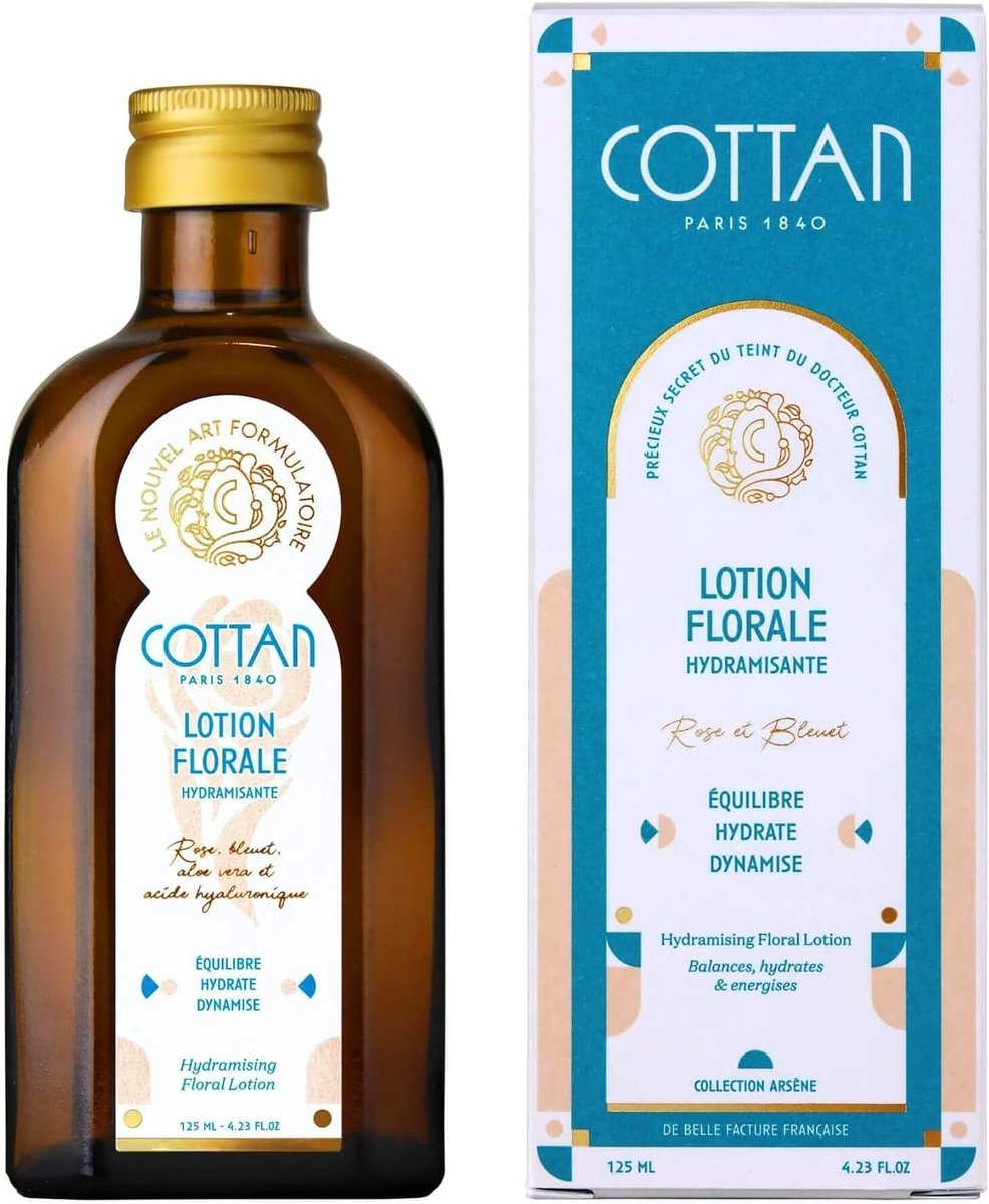 Double hydrating flower water with rose and cornflower - Maison Cottan - Paris 1840 - ShopVlot
