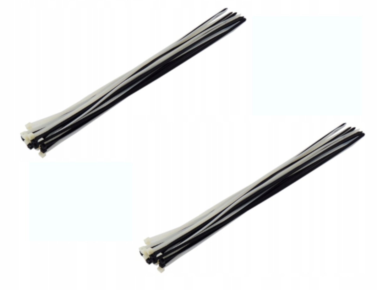 Kabelbinders 20 stuks, 40 cm, mix kleuren