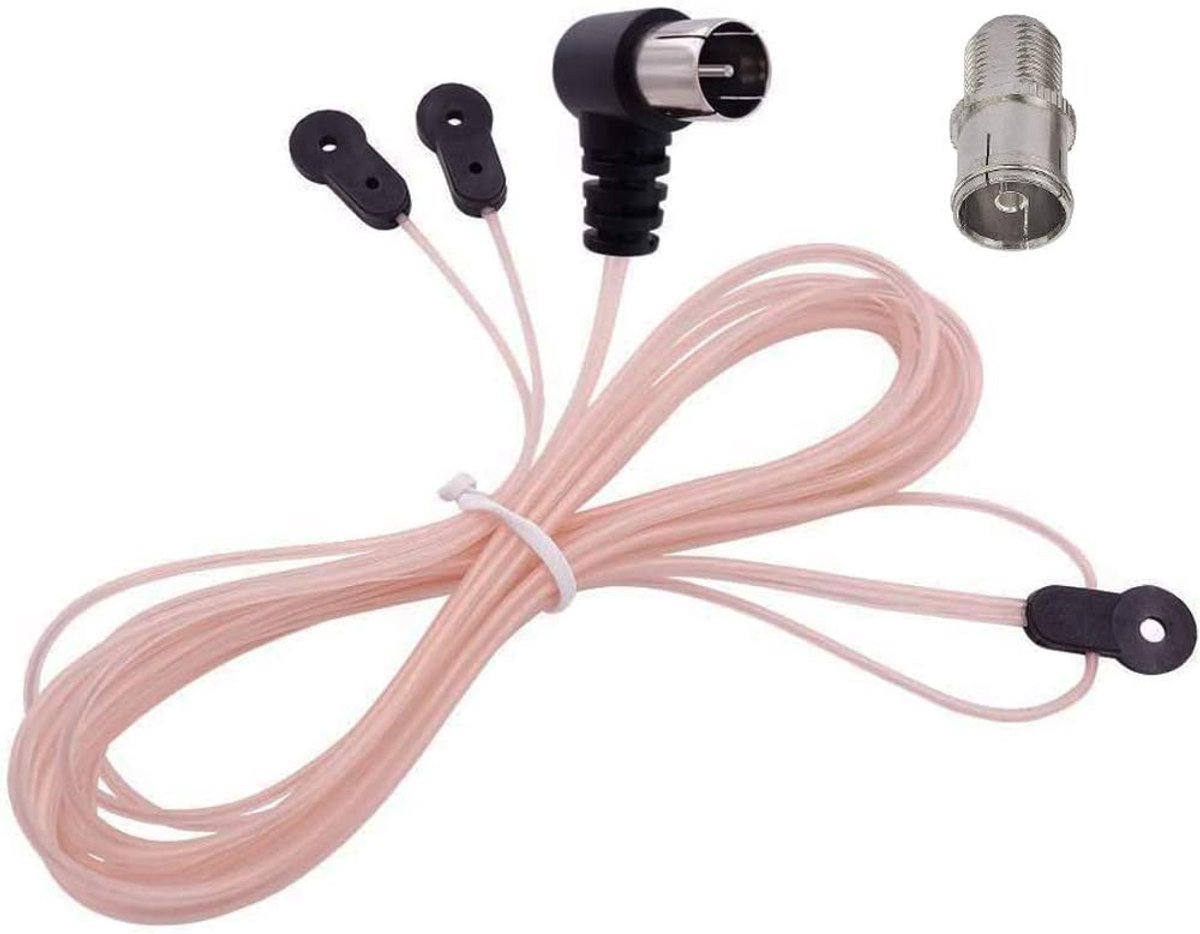 FM Antenne 75 Ohm - Y-vormige dipole - Coaxiale kabel 2 meter - Verbeter uw FM signaal - ShopVlot