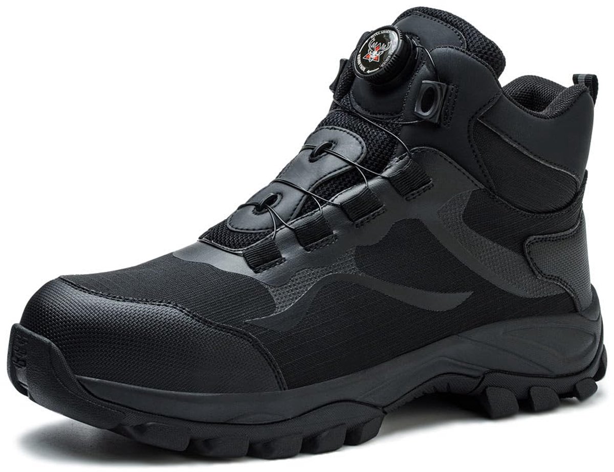 Rona Shoes Veiligheidsschoenen Werkschoen Stalen Neus Schoenen Werksneakers Waterdicht Comfortabel Sportieve Lichte - ShopVlot