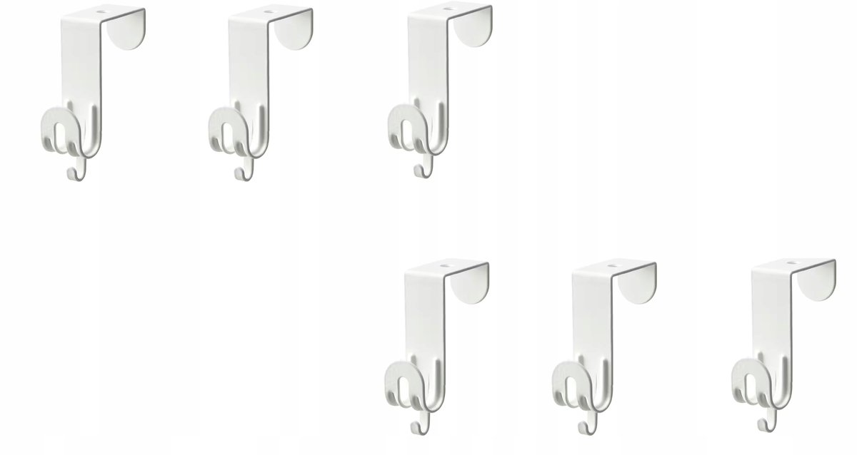Deurhaken Set van 6 - Merkloos