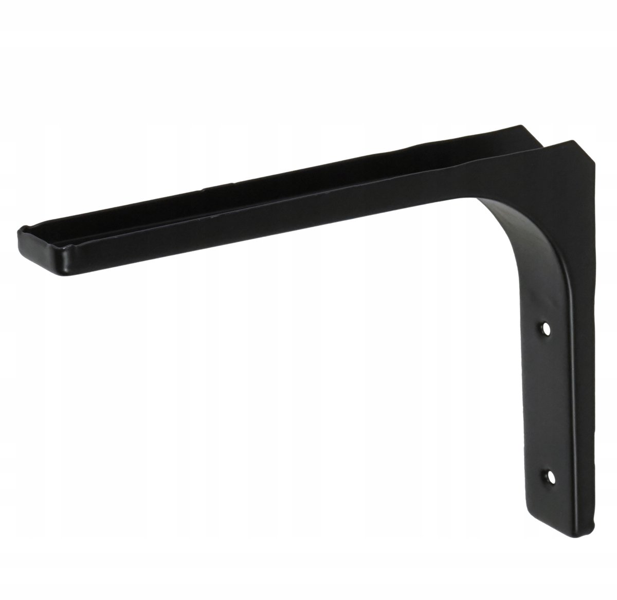 Zwarte Metalen Plankdragers 20cm - Sterke Wandmontage