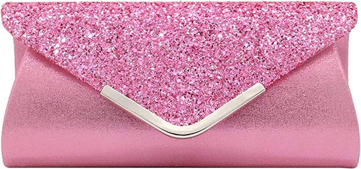 Alifyt Women Clutch Bag Elegant Sequins Evening Clutch Purse Chain Shoulder Bags Sparkly Gold Evening Bridal Prom - ShopVlot