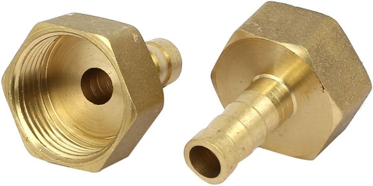 sourcingmap G3/4 Female Wire 10mm Dia Brass Barb Type Hose Tubes Connectors 2pcs - ShopVlot