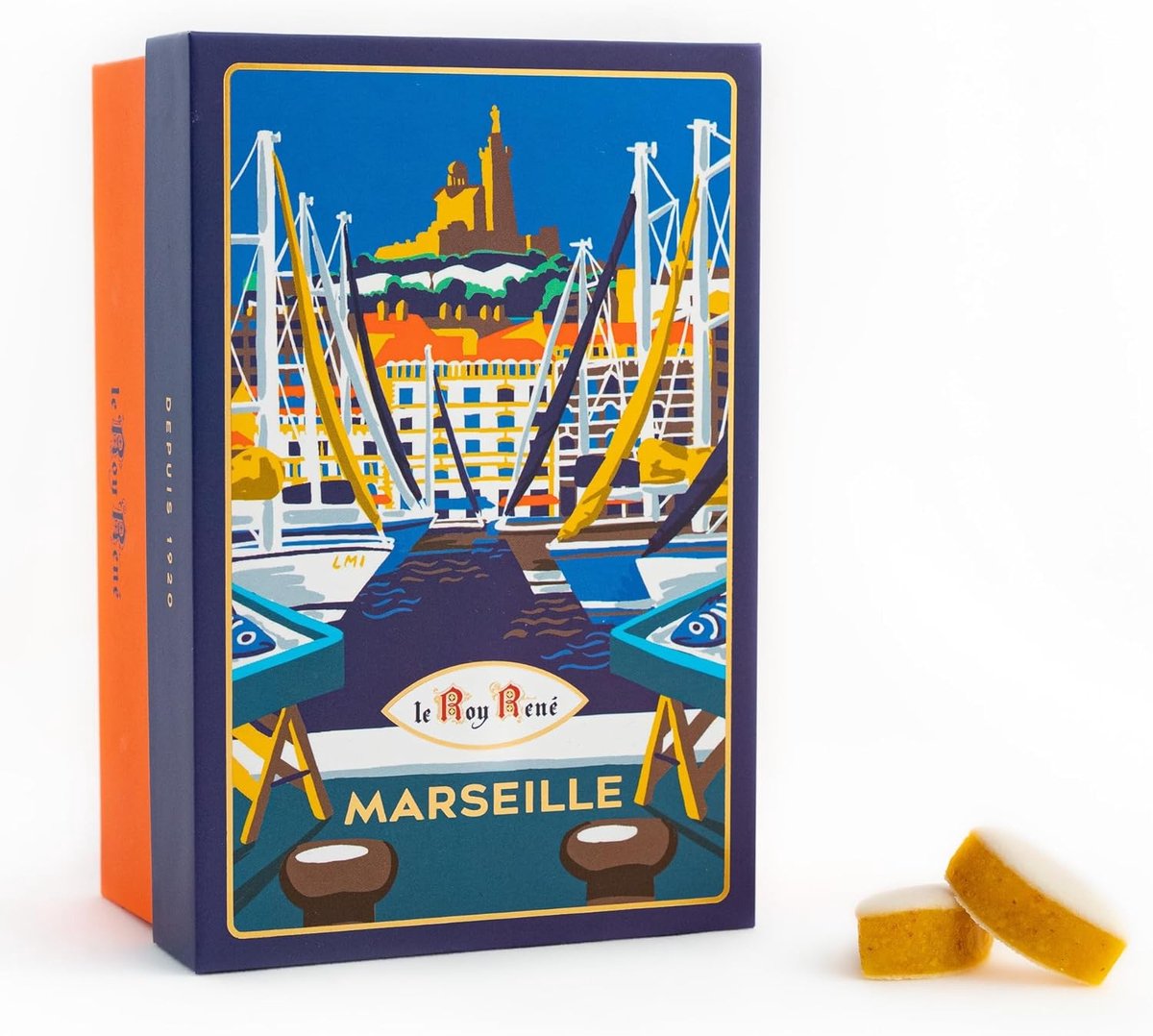 LE ROY RENÉ Fine grocery - Collection box motif to choose from (…) - small Calissons Aix 180gr. (Marseille) - ShopVlot