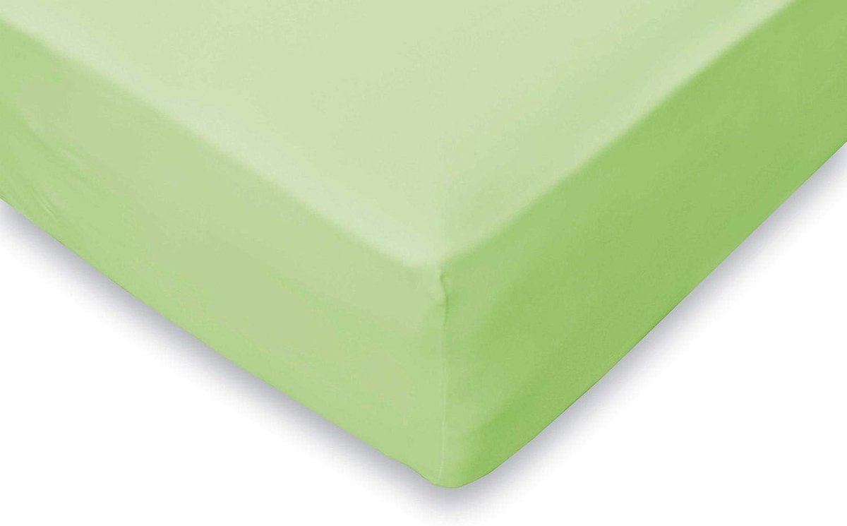 Fitted sheet Jersey Cotton Stretch 35cm High Angle - lime 140x210/220cm - 160x200cm - ShopVlot
