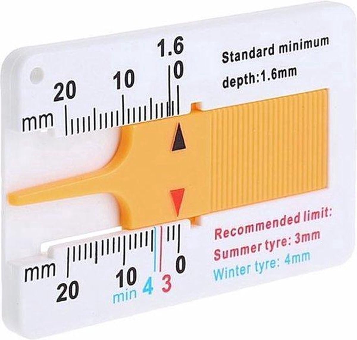 *** Tyre profile gauge - Tyre test test - Tyre ophilic - Depth gauge for measuring tyre thickness - Tyres - ShopVlot