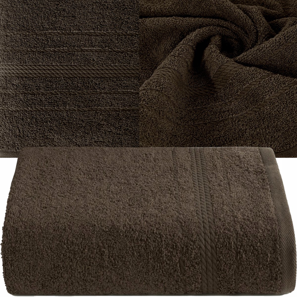 Zacht Bruin Badlaken 50x90cm, 450 GSM - Luxe Katoen