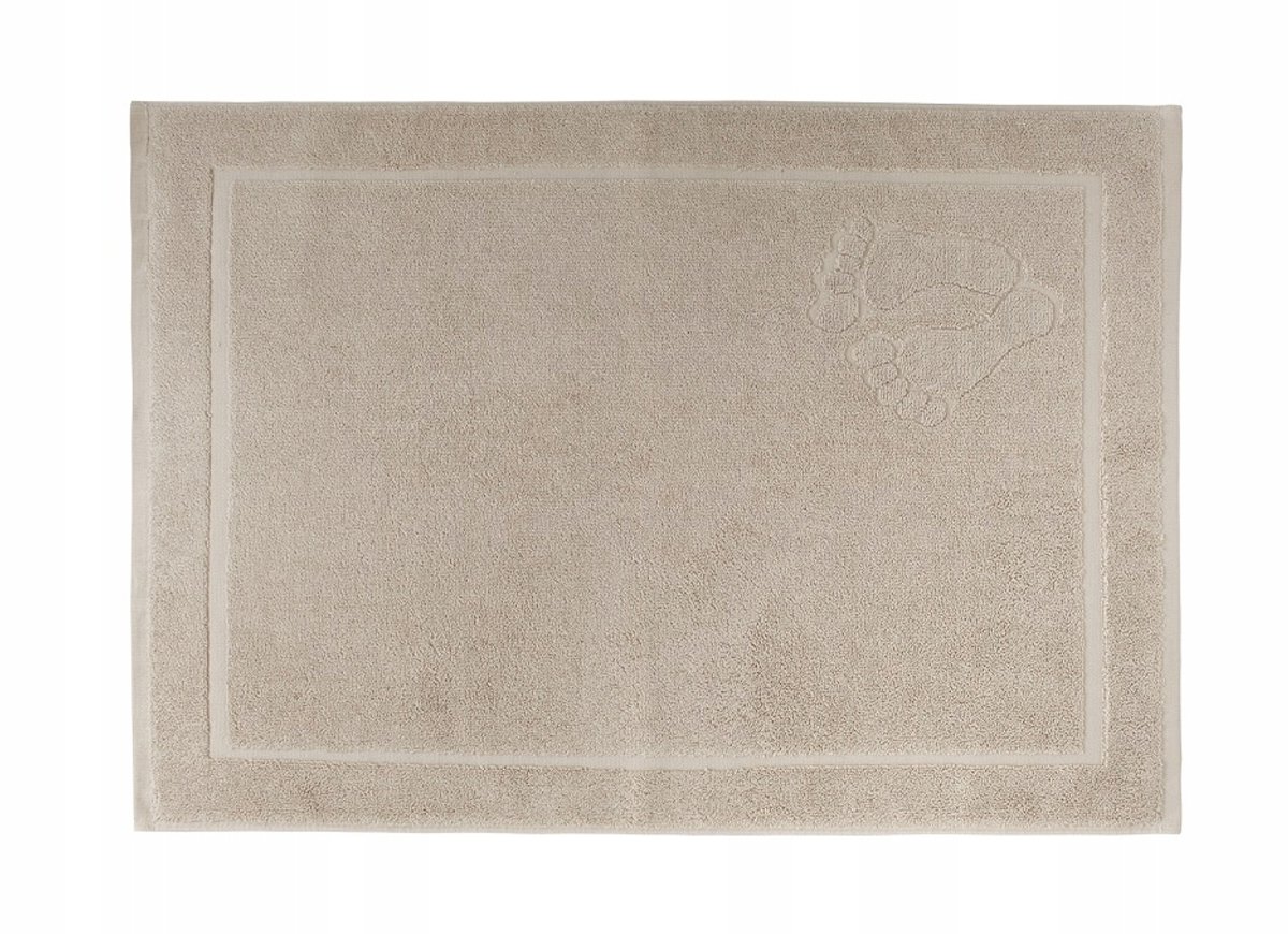 Badmat Feet 50x70 cm Beige - Zacht & Comfortabel
