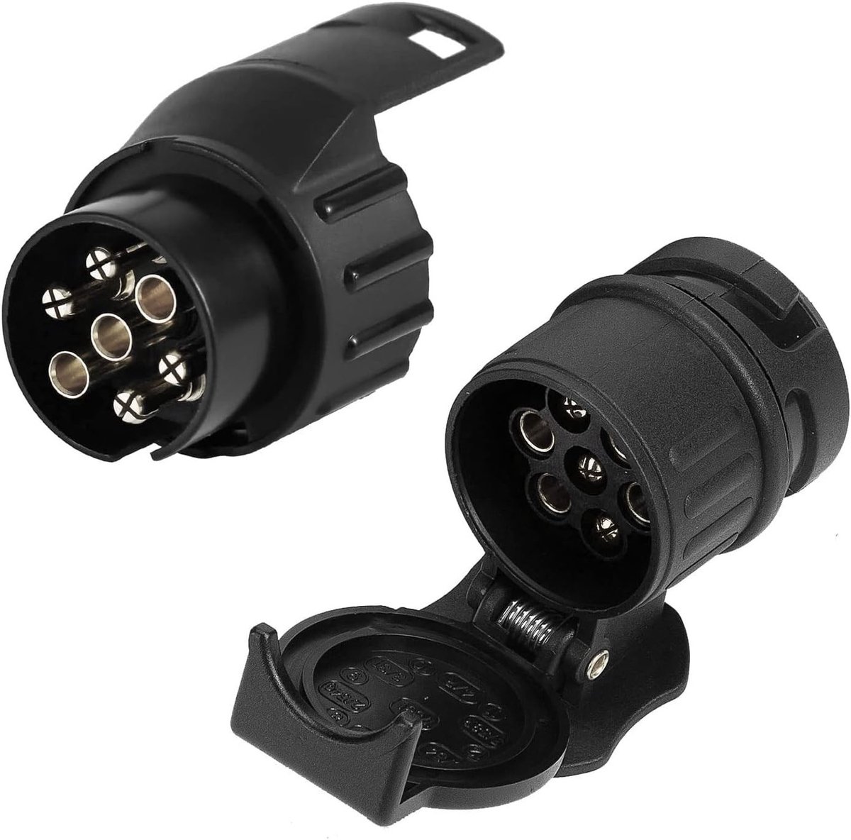 Aanhangwagenadapter - 7/13-to7 - Waterdichte 12 V Elektrische Connector - Voor Caravan, Camper, Vrachtwagen