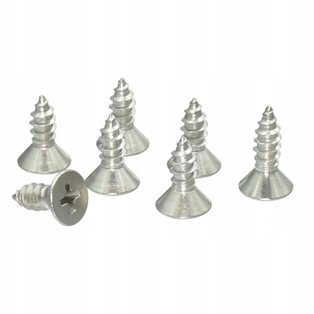 RVS 3,9x16 Kegelkop Schroeven DIN 7982 A2 - 15 Stuks