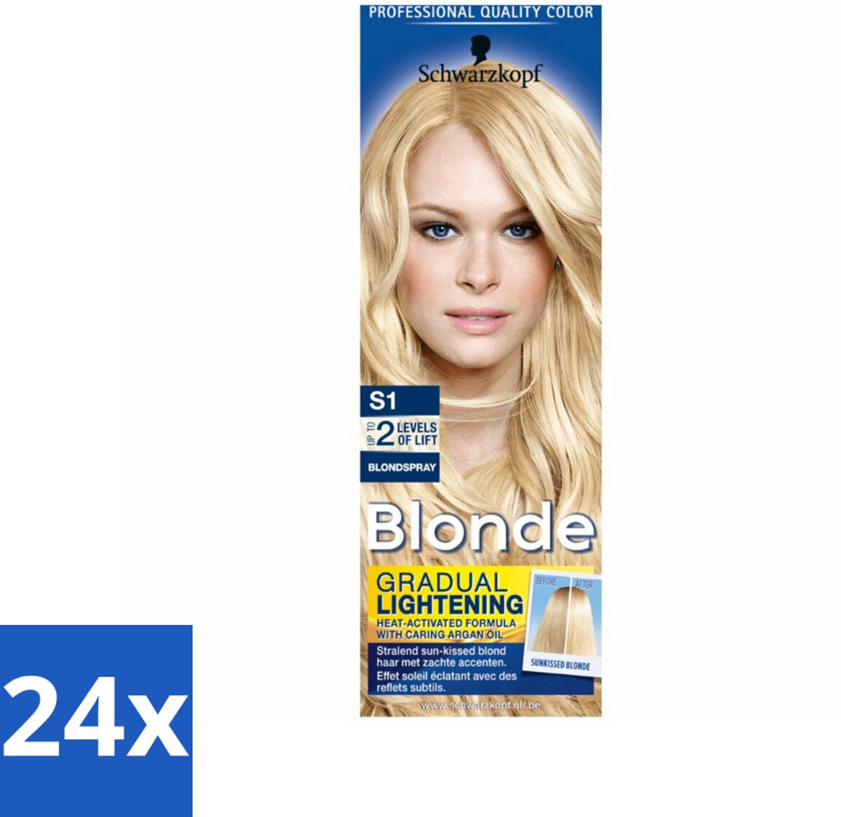 Schwarzkopf - Blondspray - Blonde Super S1 - Voordeelverpakking - 24 stuks