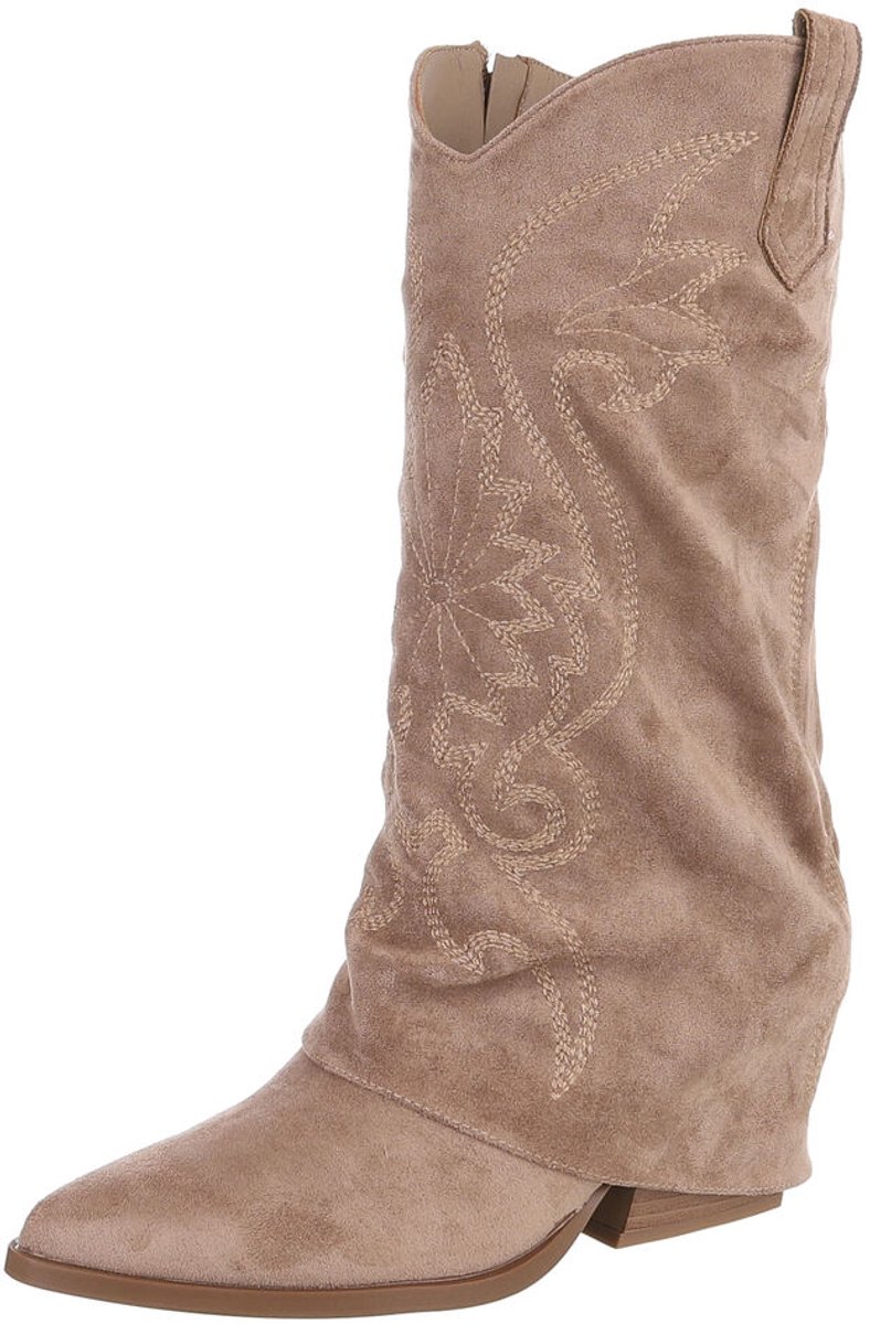 Laarzen - westernstijl en blokhak - dames Mt:39