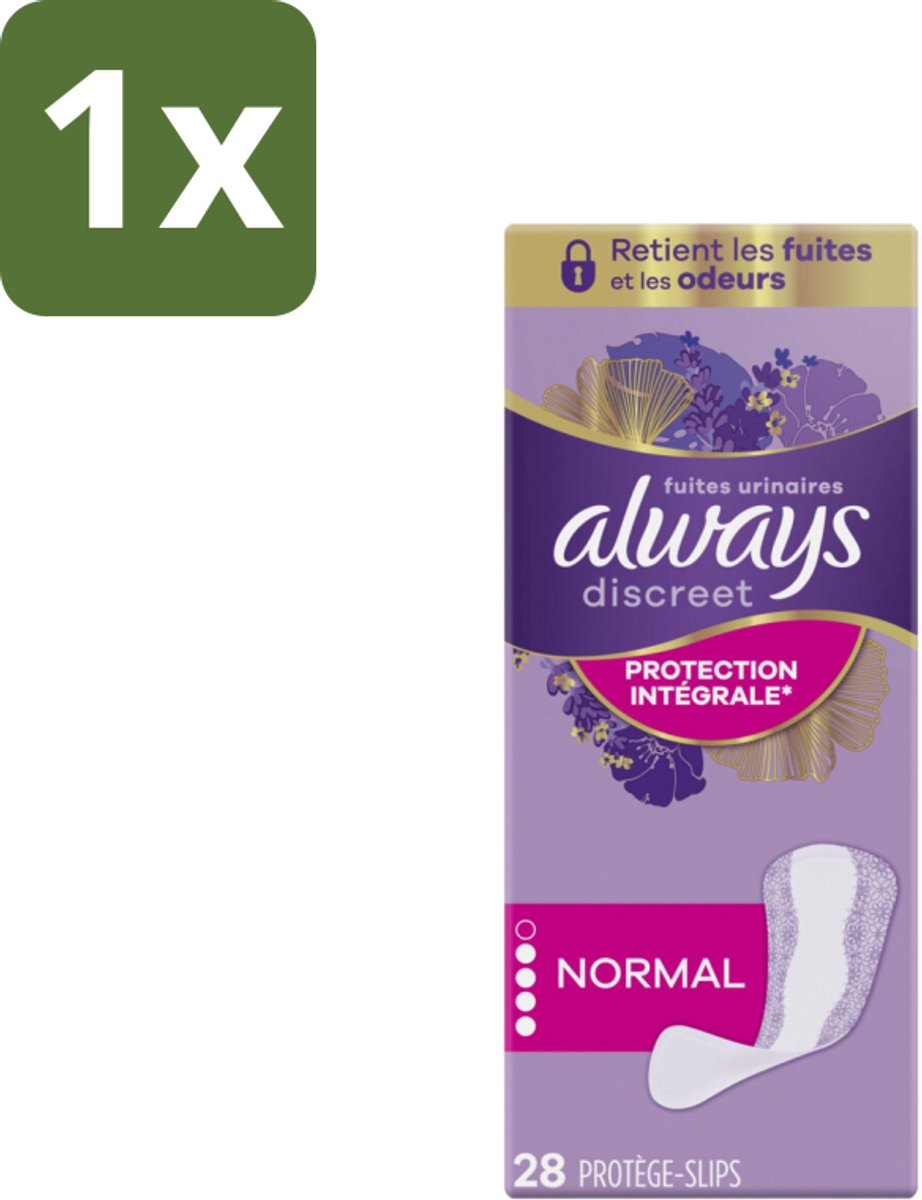 1 x Always - Inlegkruisjes - Long - Protection - 28 Inlegkruisjes - Blaaszwakte - Inlegkruisje - Incontinentiel - Urineverlies - Geurcontrole