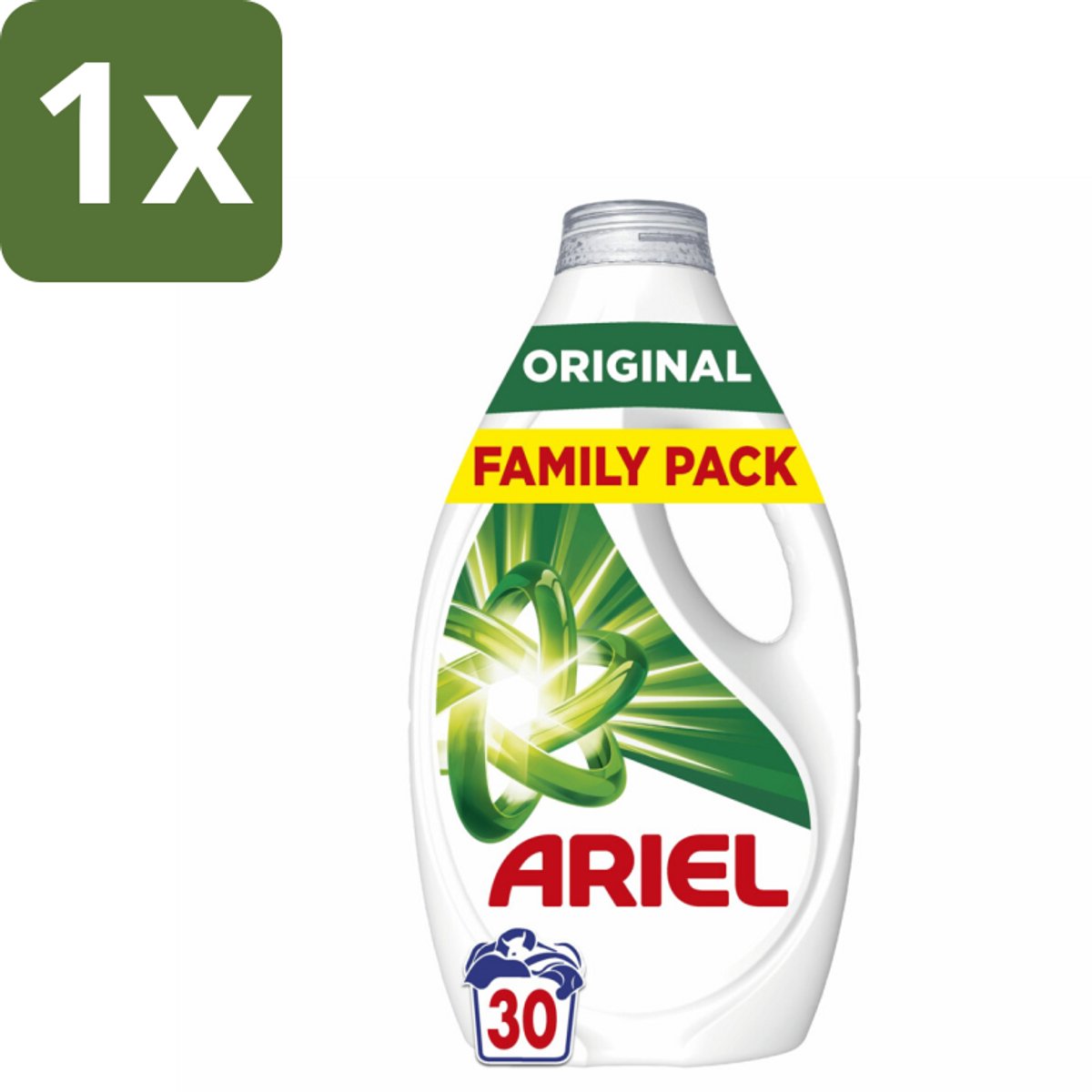 1 x Ariel - Vloeibaar Wasmiddel - Original - 30 Wasbeurten - 1350 ml - Vloeibaar Wasmiddel - Vlekverwijdering - Koud Wassen - Ariel Original - Wasmiddel Voor Vlekken