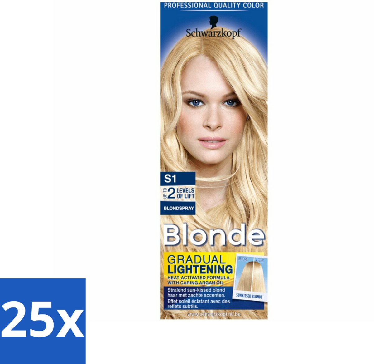 Schwarzkopf - Blondspray - Blonde Super S1 - Bulkverpakking - 25 stuks