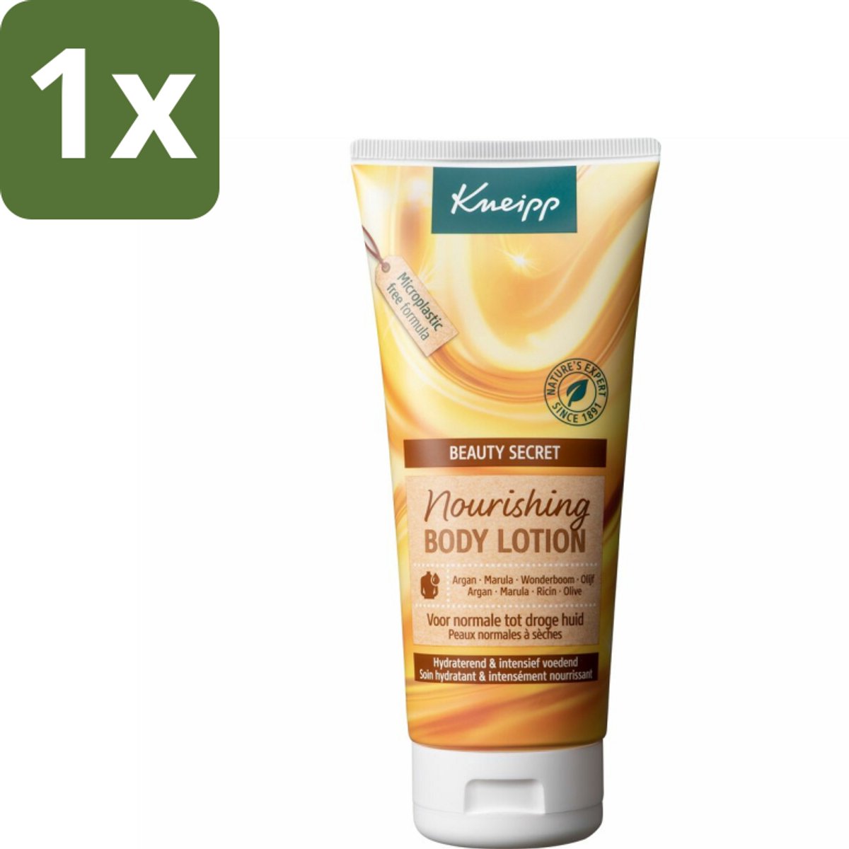 1 x Kneipp - Body lotion - Beauty Secret - Voor normale tot droge huid - 200 ml - Body Lotion - Huidverzorging - Voedende Bodylotion - Droge Huid - Normale Huid