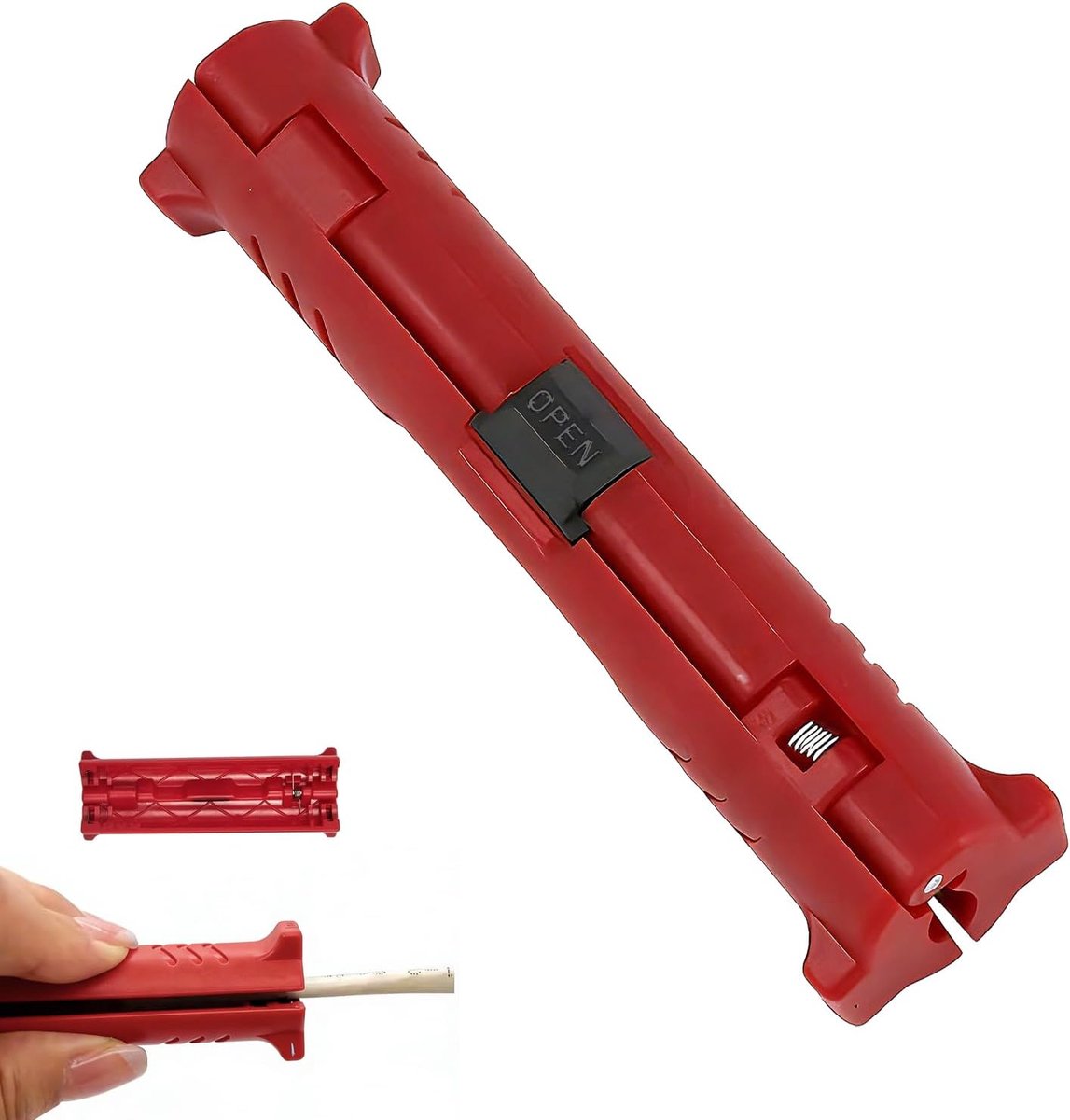 Coaxiale kabelstripper - 4-bladig - Universeel - Voor snelle en nauwkeurige kabelinstallatie - ShopVlot
