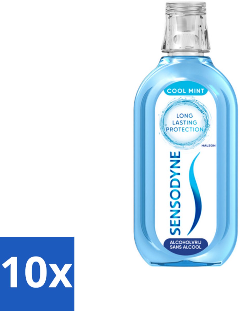 Sensodyne - Mondwater - Fresh & Cool - 500ml x 10