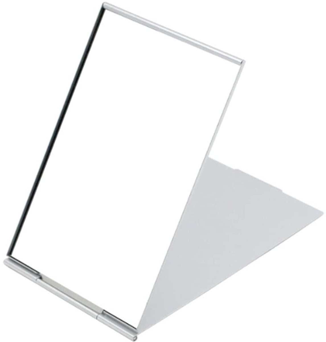 Dailygoods- Reisspiegel Compact - Opvouwbare Zakspiegel - Inklapbare Make-up Spiegel - Draagbare Spiegel - Hoogwaardig Materiaal - 11,5 cm x 8 cm - Make-upspiegel