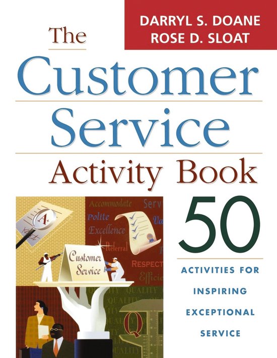 Customer Service Activity Book 50 Activities for Inspiring E ... - cover