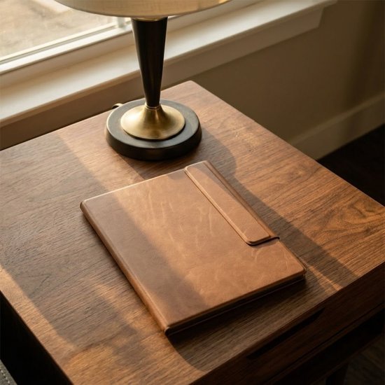 NorthLife ReMarkable 2 Slim magnetisch cover leren hoes - Cognac — afbeelding 3