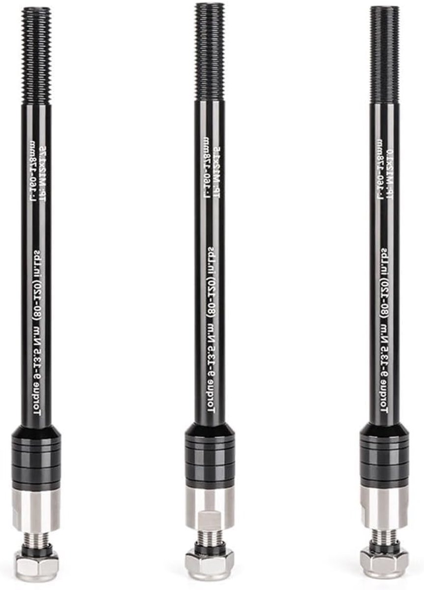 Verstelbare Thru Axle Adapter voor Fietstrailers - Geschikt voor Voorvorken van 160-178mm, Ideaal voor Mountainbike Onderdelen en Accessoires