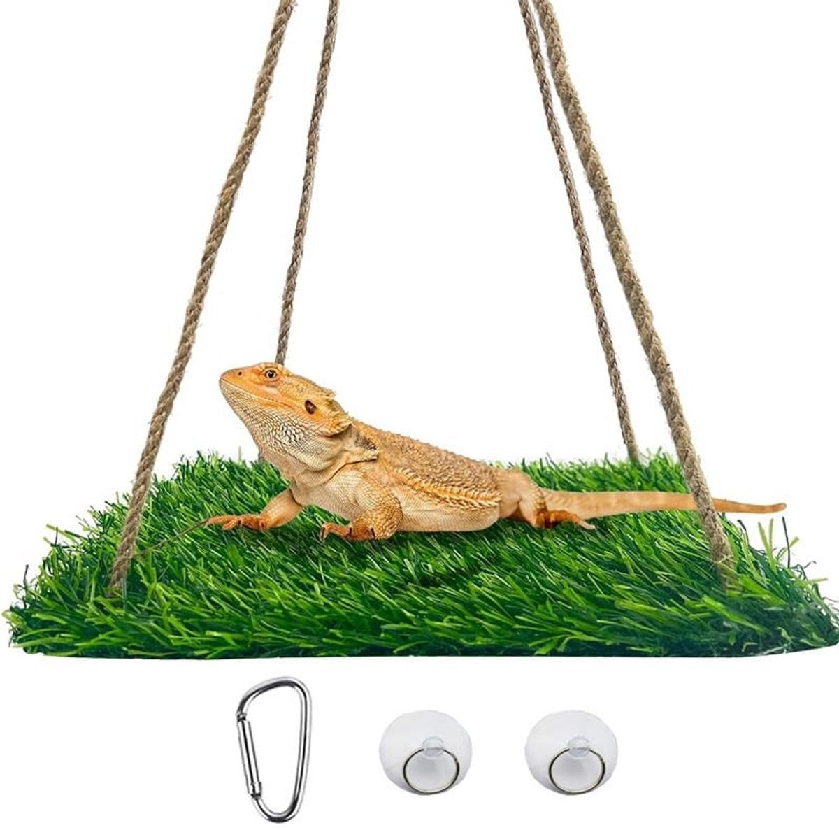 Dailygoods- Hangmat Draagbaar - Hangmat voor Reptielen - Hangmat voor Vogels - Schommelmat - Natuurlijke Swing - Comfortabele Omgeving - Dierenhangmat