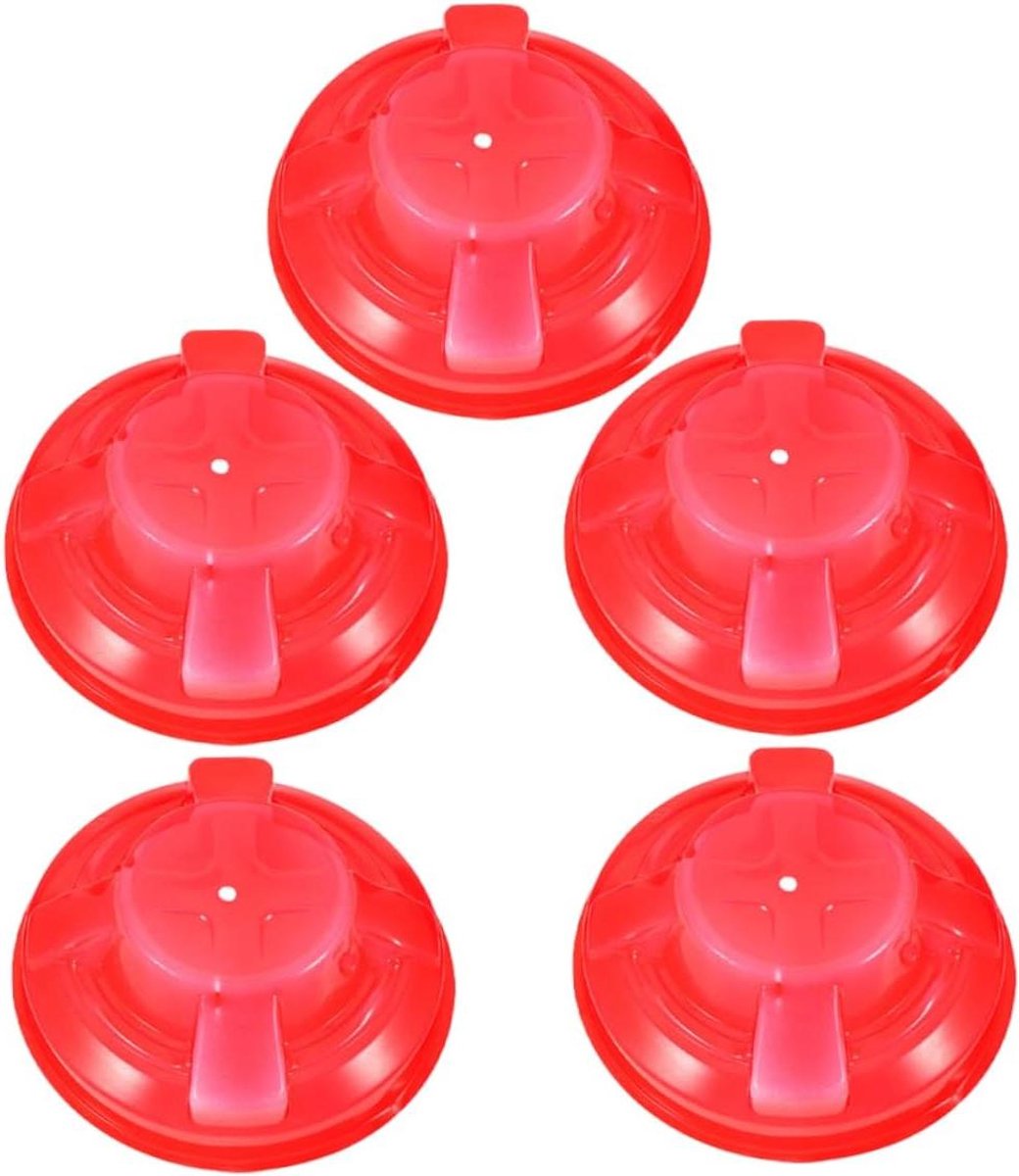 Beschermhoezen Rookmelder - Stofkap Melder - Apparaat Beschermen - Verlengt Levensduur - 5 Stuks - Rood