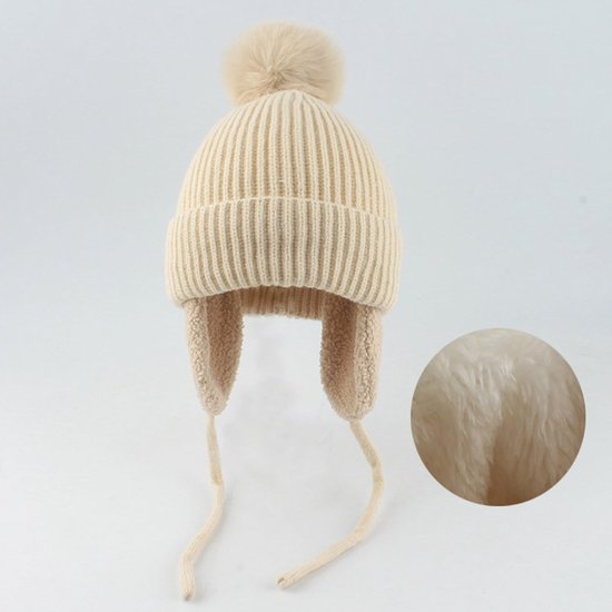 Kindermuts Winter - Baby Peuter - Warm Blijven - Zachte Pluche Voering - Uniseks - Print — afbeelding 2