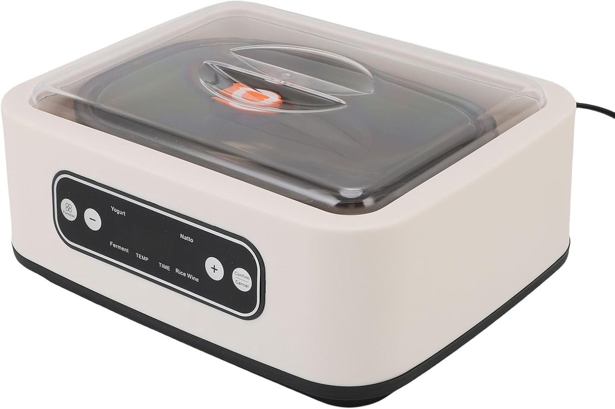 Yogurt Maker - Fermenter - Thuis Maken - Automatische Controle - 1.6 Liter - Wit