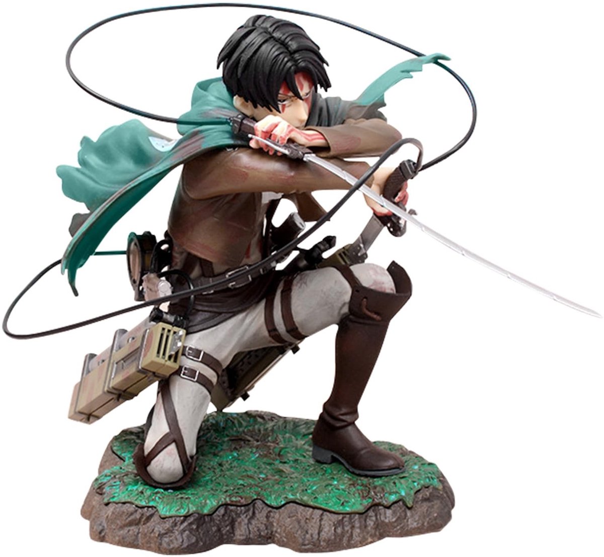 Dailygoods- Beeldje Levi Ackerman - Anime-figuur - Decoratie - Verzamelobject - Cadeau voor fans - Gedetailleerd ontwerp - Animefiguur