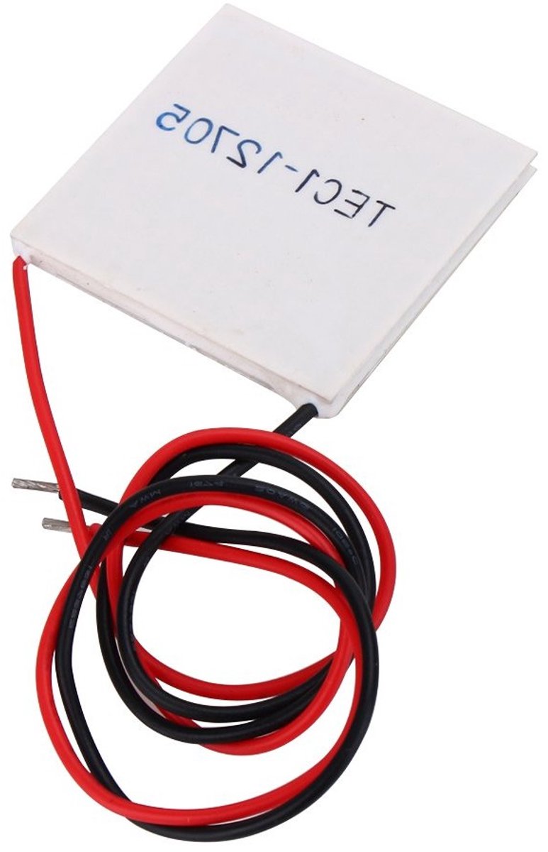 Peltier Element 12V voor Elektrische Koelers - Koeling, Warmteafvoer en Thermo-elektrische Module 40×40×3.8mm