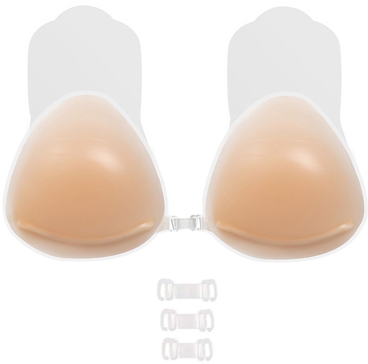 Dailygoods- Plakbeha Onzichtbaar - Siliconen Plakbeha - Push-up Beha - Herbruikbare Beha - Zelfklevende Beha - Huidvriendelijk Materiaal