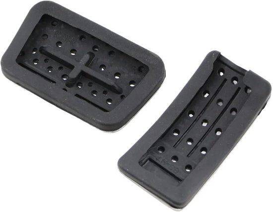 Pedaalhoezen Auto - Rem Gaspedaal - Verbeterde Grip - Antislip Rubber - AT Model - Zwart — afbeelding 3