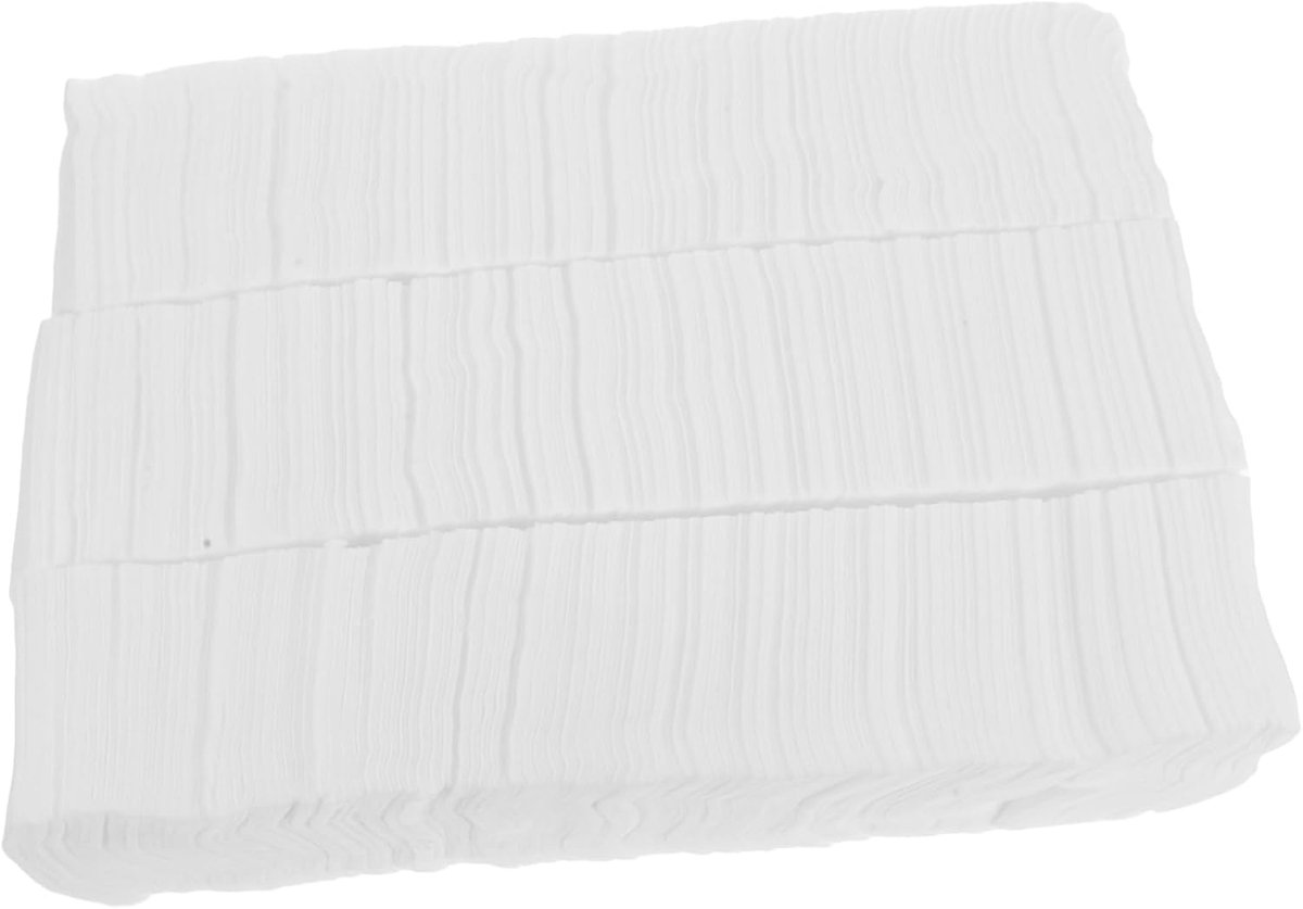Katoenen Pads - Make-up Verwijderaar - Gezichtsreiniging - Dubbele Laag - 500 Stuks - Wit